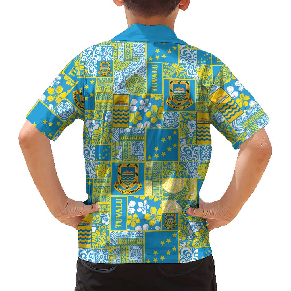 Tuvalu Manuia te Kilisimasi Hawaiian Shirt Pacific Patchwork Xmas Vibes LT9 - Polynesian Pride