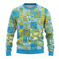 Tuvalu Manuia te Kilisimasi Ugly Christmas Sweater Pacific Patchwork Xmas Vibes LT9 - Polynesian Pride
