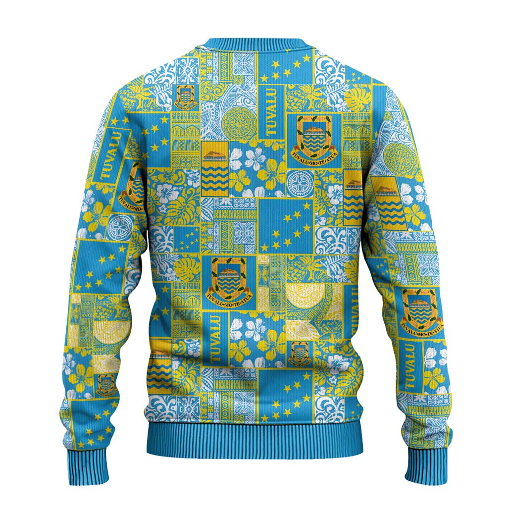 Tuvalu Manuia te Kilisimasi Ugly Christmas Sweater Pacific Patchwork Xmas Vibes LT9 - Polynesian Pride