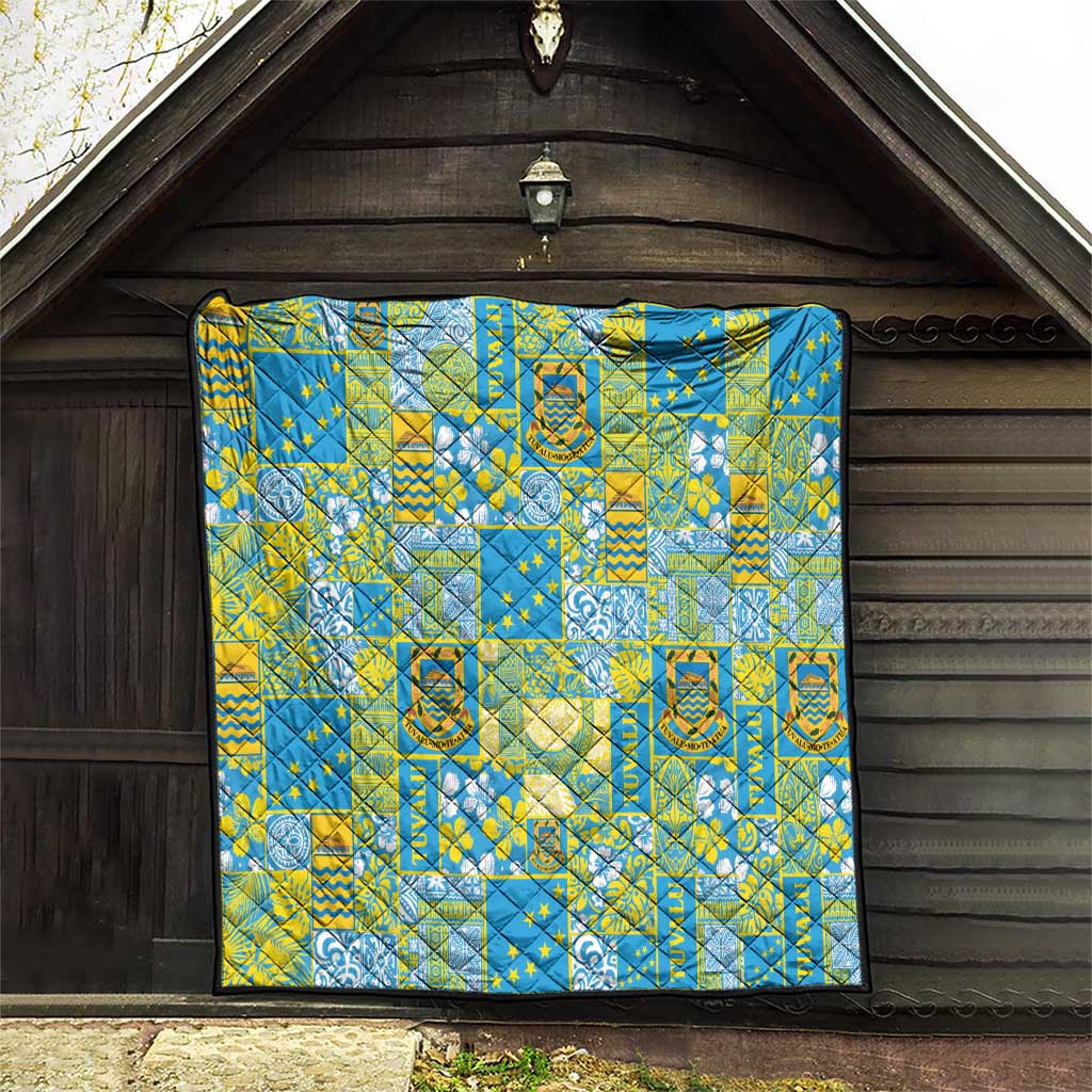 Tuvalu Manuia te Kilisimasi Quilt Pacific Patchwork Xmas Vibes LT9 - Polynesian Pride