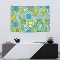 Tuvalu Manuia te Kilisimasi Tapestry Pacific Patchwork Xmas Vibes LT9 - Polynesian Pride