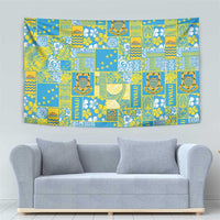 Tuvalu Manuia te Kilisimasi Tapestry Pacific Patchwork Xmas Vibes LT9 - Polynesian Pride
