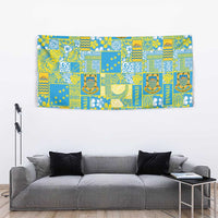 Tuvalu Manuia te Kilisimasi Tapestry Pacific Patchwork Xmas Vibes LT9 - Polynesian Pride