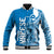 Yap Day 1 March Baseball Jacket Micronesia Yapese Warrior LT9 Unisex Blue - Polynesian Pride