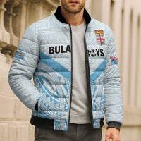 Fiji Football Custom Bomber Puffer Jacket Bula Boys Go Champions LT9 - Polynesian Pride