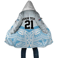 Fiji Football Custom Cloak Bula Boys Go Champions LT9 Unisex Blue - Polynesian Pride