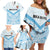 Fiji Football Custom Family Matching Off Shoulder Short Dress and Hawaiian Shirt Bula Boys Go Champions