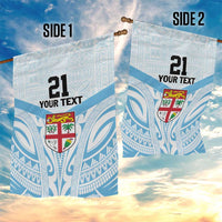 Fiji Football Custom Garden Flag Bula Boys Go Champions LT9 - Polynesian Pride