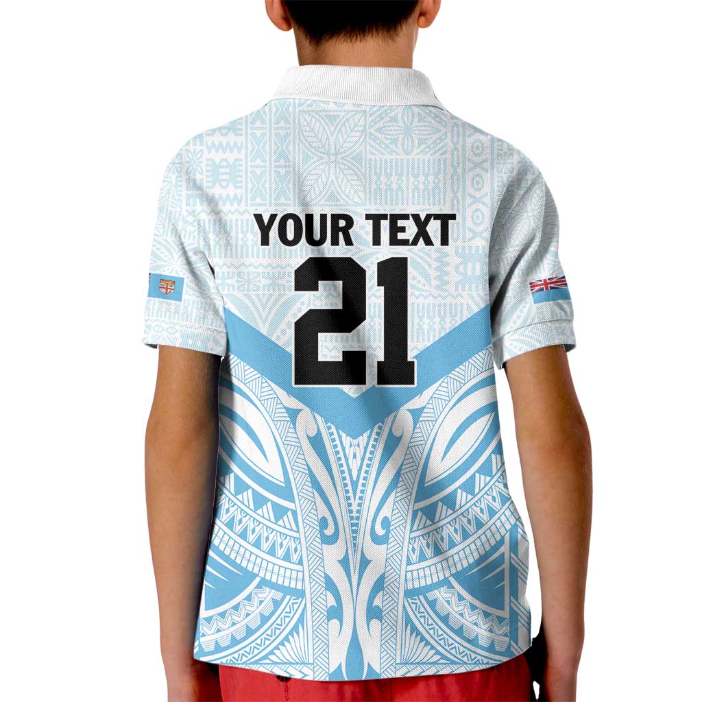 Fiji Football Custom Kid Polo Shirt Bula Boys Go Champions LT9 - Polynesian Pride