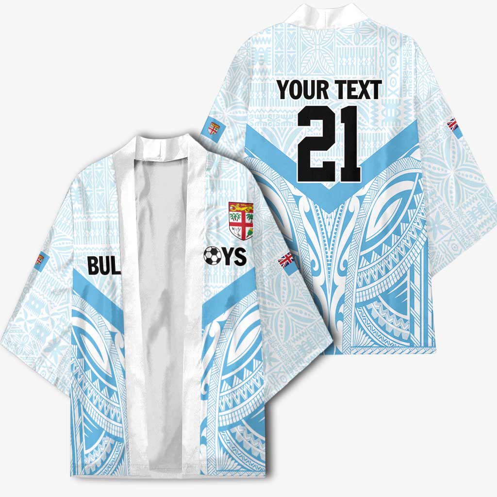 Fiji Football Custom Kimono Bula Boys Go Champions LT9 - Polynesian Pride