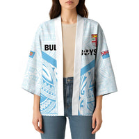 Fiji Football Custom Kimono Bula Boys Go Champions LT9 - Polynesian Pride