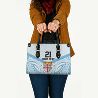 Fiji Football Custom Leather Bag Bula Boys Go Champions LT9 - Polynesian Pride
