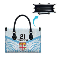 Fiji Football Custom Leather Bag Bula Boys Go Champions LT9 - Polynesian Pride