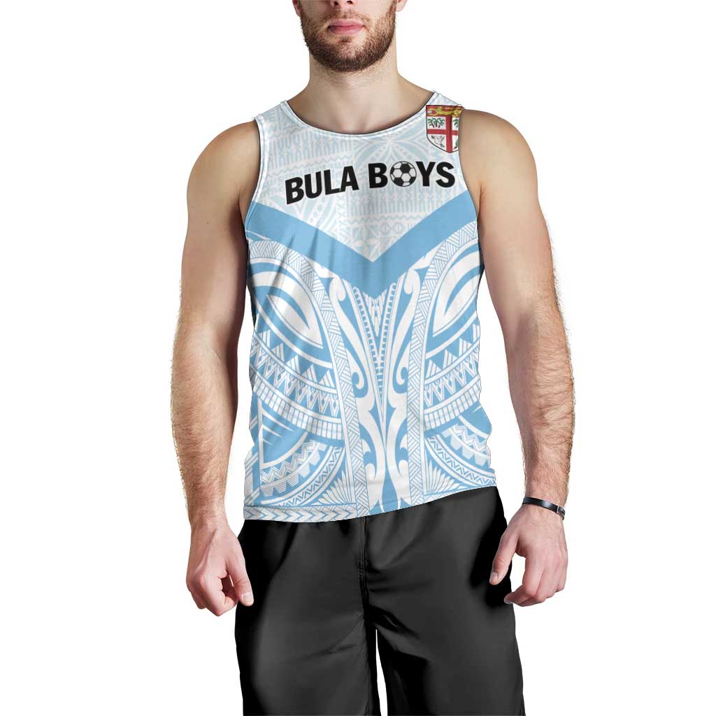 Fiji Football Custom Men Tank Top Bula Boys Go Champions LT9 - Polynesian Pride
