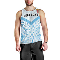 Fiji Football Custom Men Tank Top Bula Boys Go Champions LT9 - Polynesian Pride