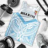 Fiji Football Custom Men Tank Top Bula Boys Go Champions LT9 - Polynesian Pride