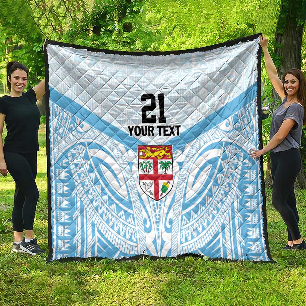 Fiji Football Custom Quilt Bula Boys Go Champions LT9 - Polynesian Pride