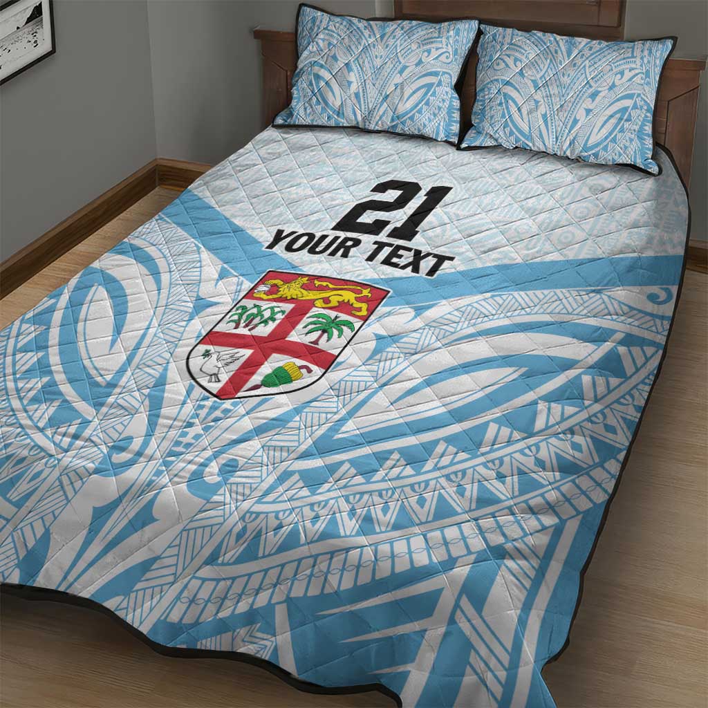 Fiji Football Custom Quilt Bed Set Bula Boys Go Champions LT9 - Polynesian Pride