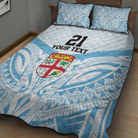 Fiji Football Custom Quilt Bed Set Bula Boys Go Champions LT9 - Polynesian Pride