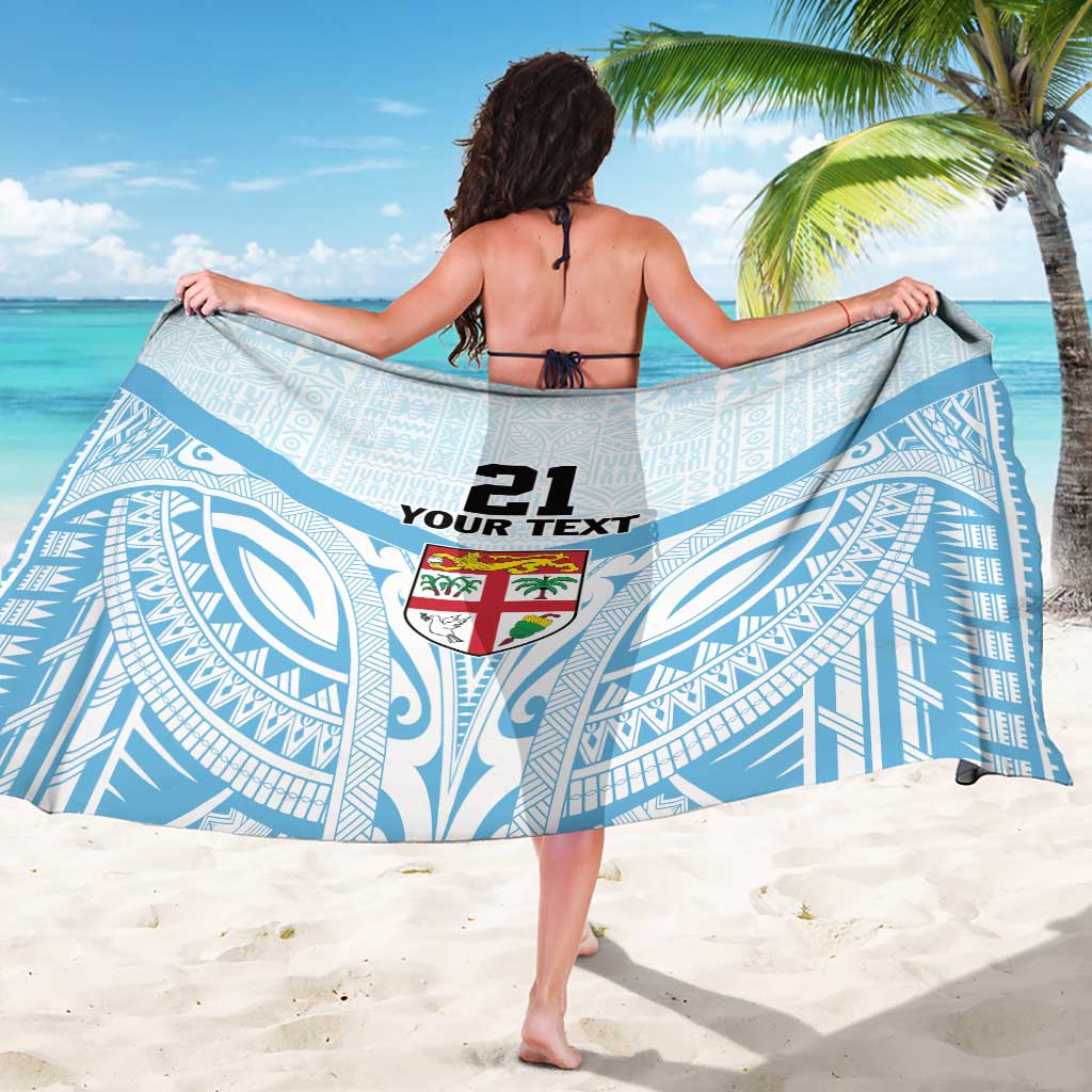Fiji Football Custom Sarong Bula Boys Go Champions LT9 - Polynesian Pride