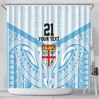 Fiji Football Custom Shower Curtain Bula Boys Go Champions LT9 - Polynesian Pride