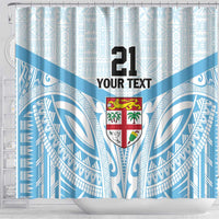 Fiji Football Custom Shower Curtain Bula Boys Go Champions LT9 - Polynesian Pride