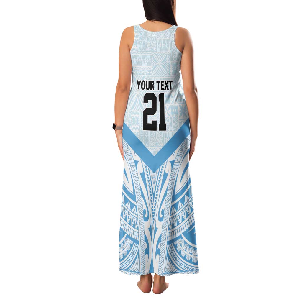 Fiji Football Custom Tank Maxi Dress Bula Boys Go Champions LT9 - Polynesian Pride