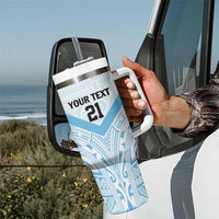 Fiji Football Custom Tumbler With Handle Bula Boys Go Champions LT9 - Polynesian Pride