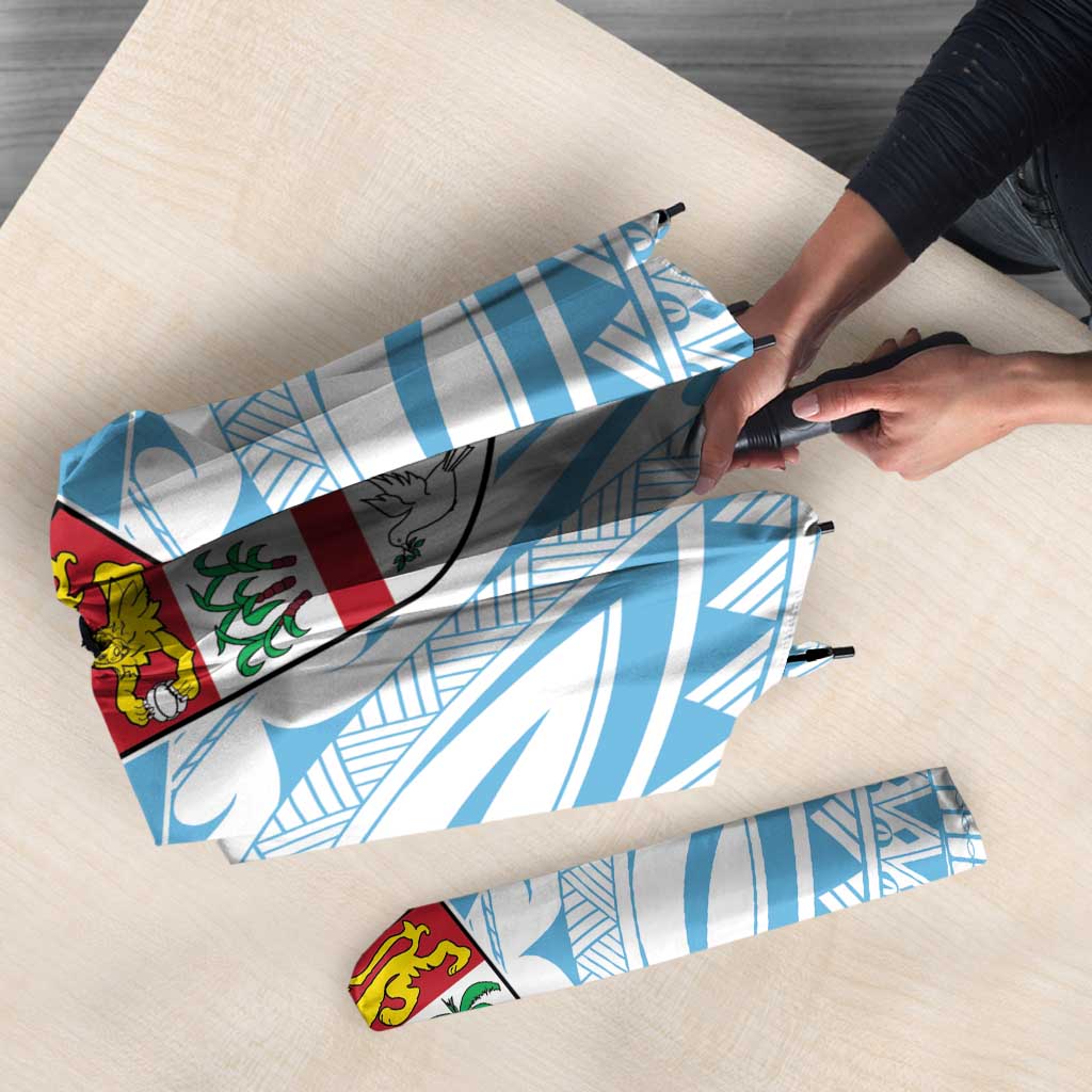 Fiji Football Custom Umbrella Bula Boys Go Champions LT9 - Polynesian Pride