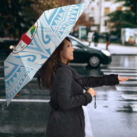 Fiji Football Custom Umbrella Bula Boys Go Champions LT9 - Polynesian Pride