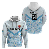 Fiji Football Custom Zip Hoodie Bula Boys Go Champions LT9 - Polynesian Pride