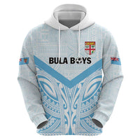 Fiji Football Custom Zip Hoodie Bula Boys Go Champions LT9 - Polynesian Pride
