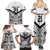 New Zealand Football Custom Family Matching Summer Maxi Dress and Hawaiian Shirt All White Fern Go Champions