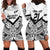 New Zealand Football Custom Hoodie Dress All White Fern Go Champions