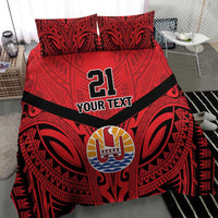 Tahiti Football Custom Bedding Set Toa Aito Go Champions LT9 - Polynesian Pride