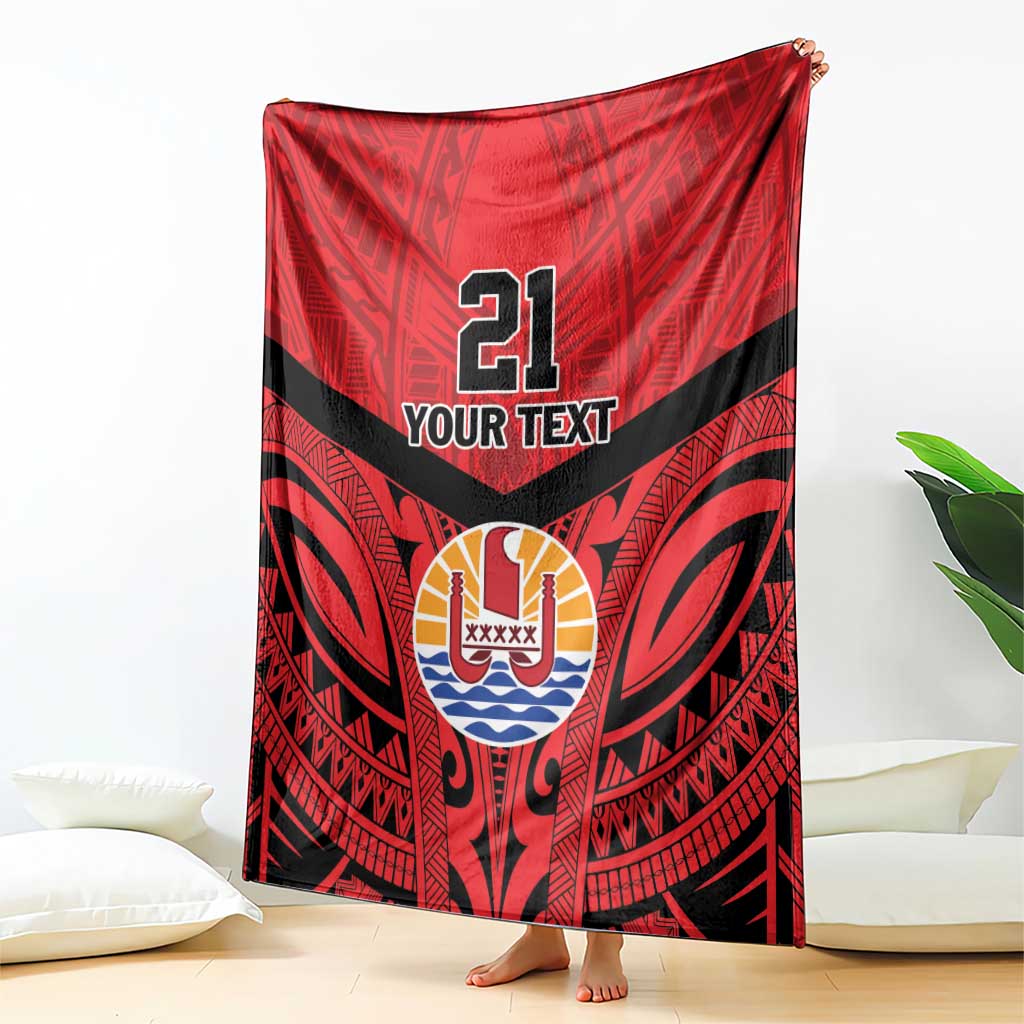 Tahiti Football Custom Blanket Toa Aito Go Champions LT9 - Polynesian Pride