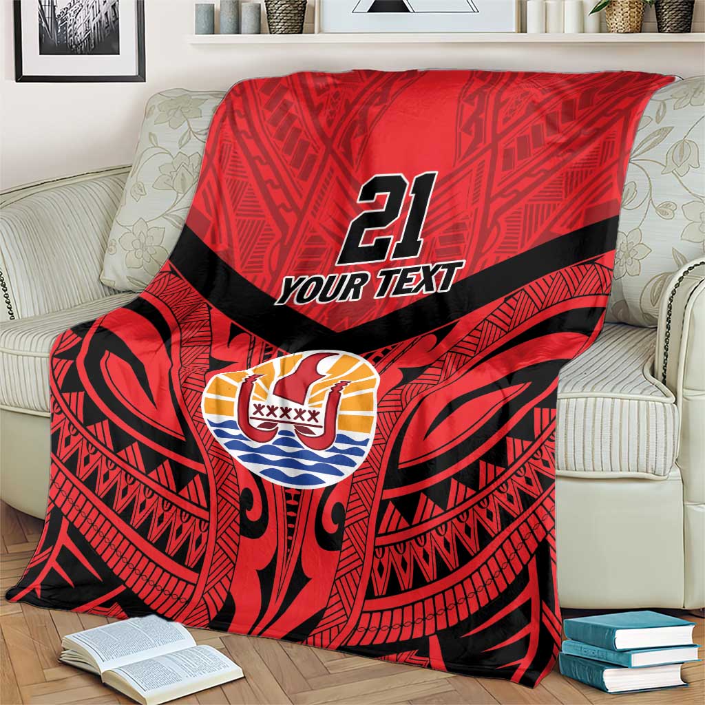 Tahiti Football Custom Blanket Toa Aito Go Champions LT9 - Polynesian Pride