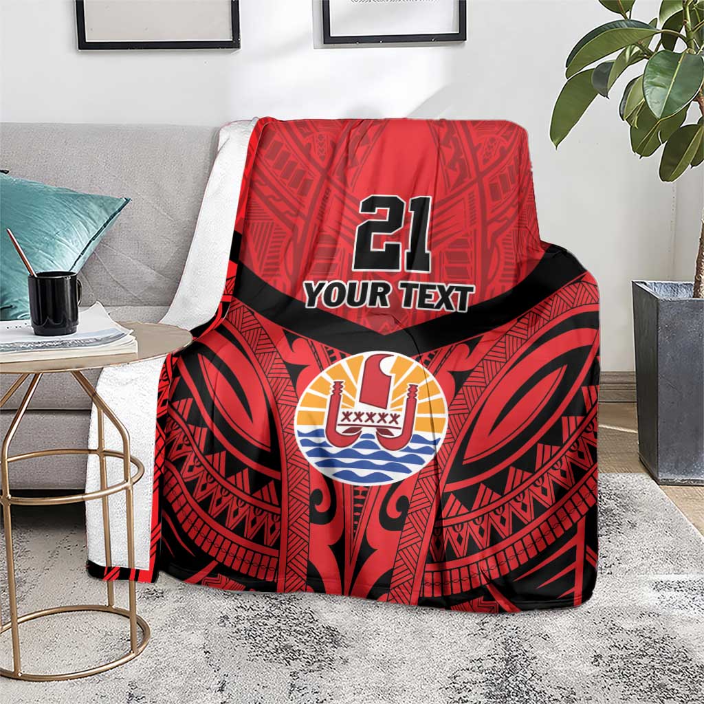 Tahiti Football Custom Blanket Toa Aito Go Champions LT9 - Polynesian Pride