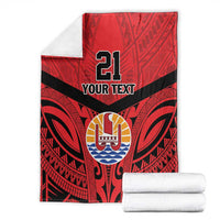 Tahiti Football Custom Blanket Toa Aito Go Champions LT9 - Polynesian Pride