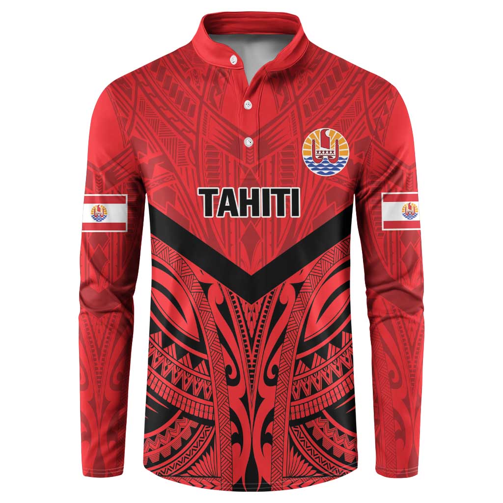 Tahiti Football Custom Button Sweatshirt Toa Aito Go Champions