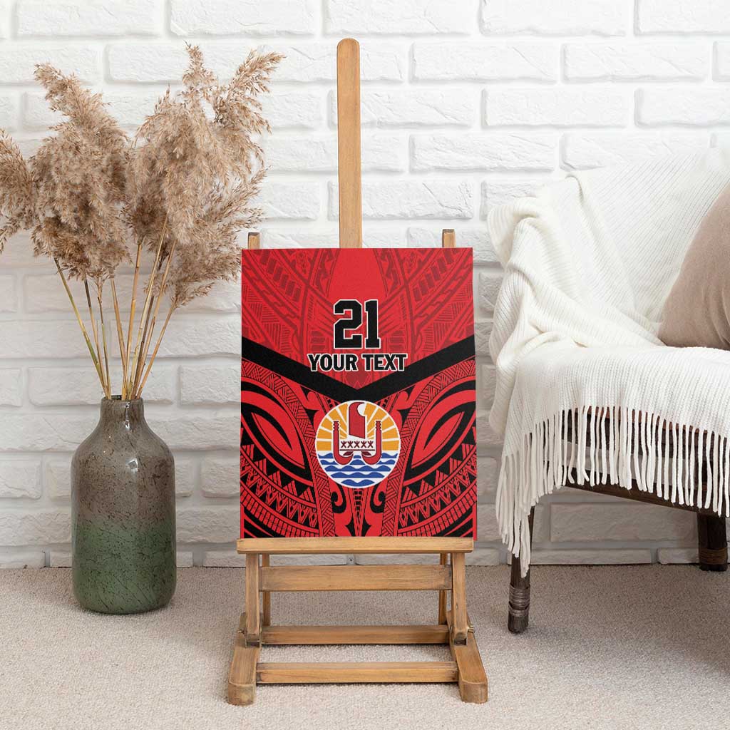 Tahiti Football Custom Canvas Wall Art Toa Aito Go Champions LT9 - Polynesian Pride