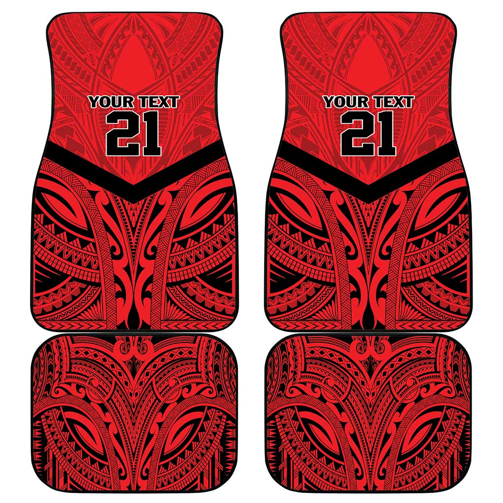 Tahiti Football Custom Car Mats Toa Aito Go Champions LT9 - Polynesian Pride