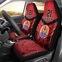 Tahiti Football Custom Car Seat Cover Toa Aito Go Champions LT9 - Polynesian Pride