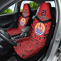 Tahiti Football Custom Car Seat Cover Toa Aito Go Champions LT9 - Polynesian Pride