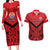 Tahiti Football Custom Couples Matching Long Sleeve Bodycon Dress and Hawaiian Shirt Toa Aito Go Champions