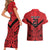 Tahiti Football Custom Couples Matching Short Sleeve Bodycon Dress and Hawaiian Shirt Toa Aito Go Champions