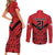 Tahiti Football Custom Couples Matching Short Sleeve Bodycon Dress and Long Sleeve Button Shirt Toa Aito Go Champions