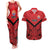 Tahiti Football Custom Couples Matching Tank Maxi Dress and Hawaiian Shirt Toa Aito Go Champions