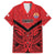 Tahiti Football Custom Family Matching Short Sleeve Bodycon Dress and Hawaiian Shirt Toa Aito Go Champions