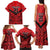 Tahiti Football Custom Family Matching Tank Maxi Dress and Hawaiian Shirt Toa Aito Go Champions